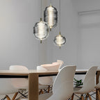 Personality Glass Shade LED Iron Creative Nordic Chandelier Pendant Lights