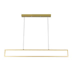 Creative Rectangular Frame LED Modern Chandelier Hanging Ceiling Lamp