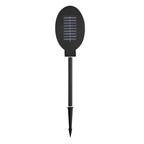 Modern Circular Black Solar LED Lawn Light