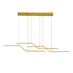Z Shape Lines Smart Stepless Dimming with Remote Nordic Chandelier