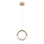 Moon Rings LED Electroplated Nordic Small Chandelier Light Pendant Lighting