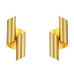 2pcs Symmetrical Creative Up And Down Lighting Modern Wall Light Fixture