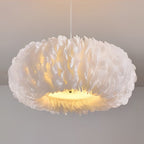 Minimalist Feathers White Creative Modern Pendant Lighting Chandelier