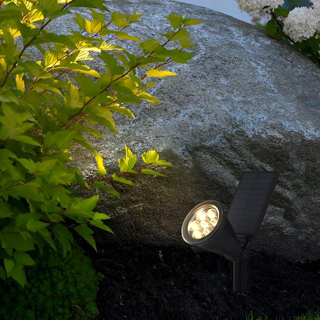 Solar Powered Spotlights Waterproof Modern Landscape Light