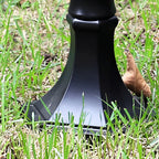 Elegant European-Style Black LED Outdoor Pathway Lamp Post
