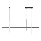 Minimalist Long Liner Lights Three Step Dimming Stepless Dimmable Chandeliers