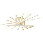 Creative Strip Stepless Dimming LED White Nordic Ceiling Lights Chandelier