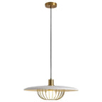 Creative Circular Electroplated Three Step Dimming Nordic Pendant Lighting