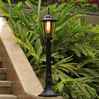 Elegant Traditional Black Post Path Light Waterproof E27 LED Lamp