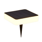Seamless Solar Disk Lights Elegant LED Ground Lighting for Outdoor Landscapes
