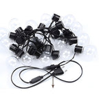 Waterproof LED Solar Powered Outdoor String Camping Decor Lights