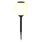Adjustable Brightness LED Solar Pathway Lights Round Ball Design