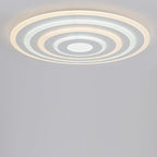 Concentric Circles Modern Flush Mount Light Dimmable LED Ceiling Lights