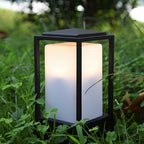 Aluminum Cubic Lawn Lantern 110V Low Voltage LED Waterproof Landscape Lighting