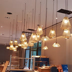 Electroplated Stainless Steel Creative Geometric Nordic Pendant Lights