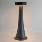 Waterproof Black Mushroom Outdoor Pathway Lights