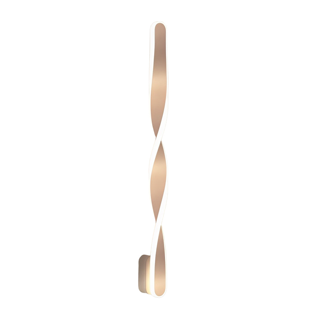 Spiral-shaped 29W Minimalist Wall Lights Wall Sconce with LED Strip