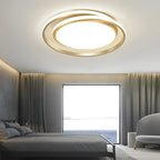 Circular LED Stepless Dimming Modern Ceiling Lights with Remote Control