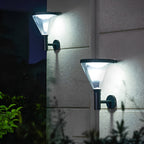 Waterproof LED Black Modern Solar Outdoor Wall Lights Wall Lamp