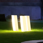 Artistic Cuboid Inclined LED Outdoor Lawn Lamp