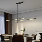 Minimalist Lines 3-Step Dimming Stepless Dimming LED Modern Chandelier