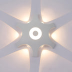 Flower Shaped LED Waterproof Nordic Wall Washer Lights