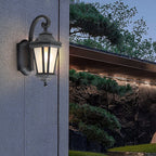 Minimalist Frosted Glass Waterproof European-Style Outdoor Wall Lamp