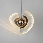 Creative Circle Anodized Acrylic LED Modern Pendant Lighting Hanging Lamp