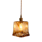Creative Electroplated Metal Glass LED Nordic Island Lights Hanging Lamp