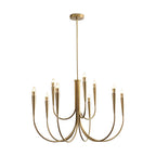 6/9-Light Retro Candlelight 3 Step Dimming LED French Style Chandelier