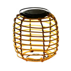 Rattan Lantern Waterproof Creative Modern Solar Garden Lights Lawn Lamp