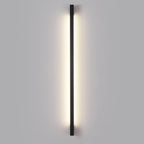 Minimalist Strip Three Step Dimming LED Black Postmodern Wall Lamp