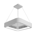 Low Profile Bladeless Ceiling Fan with Light Inverter LED Light