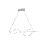 40'' Sleek Wave Modern Pendant Light with Dimmable LED