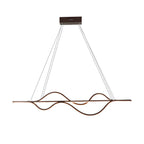 40'' Sleek Wave Modern Pendant Light with Dimmable LED
