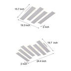 4/6-Lights White Metal Line Dimmable LED Ceiling Light