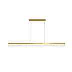 47.24'' 1-Light Linear LED Dimmable Kitchen Island Pendant - Black/Bronze