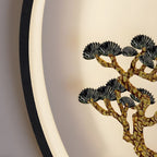 Waterproof Chinese Greeting Pine Outdoor Wall Light