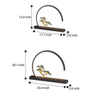 Waterproof Chinese Greeting Pine Outdoor Wall Light