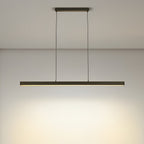 30'' Rectangular Modern Black Pendant Light Vintage Pendant Lighting
