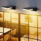 Rectangular Creative LED Waterproof Black Modern Outdoor Wall Sconces Lighting