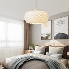 Round Fish Scales Three Step Dimming LED White Modern Pendant Lights