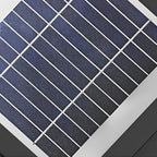 Square Round Waterproof LED Black Solar Lights Outdoor Fence Post Lamp