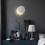 [Open-Box]360° Rotatable Round LED Modern Wall Lamp Decorative Wall Sconce Lighting