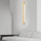 Minimalist LED Linear Lights Three Step Dimming Copper Modern Wall Lamp