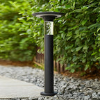 Solar Path Lights with Innovative Round Top Disk Down Lighting and Bubble Design