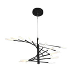 Elegant LED Chandelier Contemporary Spiral Sputnik Light