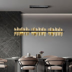 Mountains Shapded Stepless Dimming LED Postmodern Chandelier