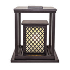 Square Exterior Pillar Lights Modern Style