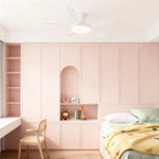 5 Blade Ceiling Fan with Light Abs Blades Metal Body Fan Light